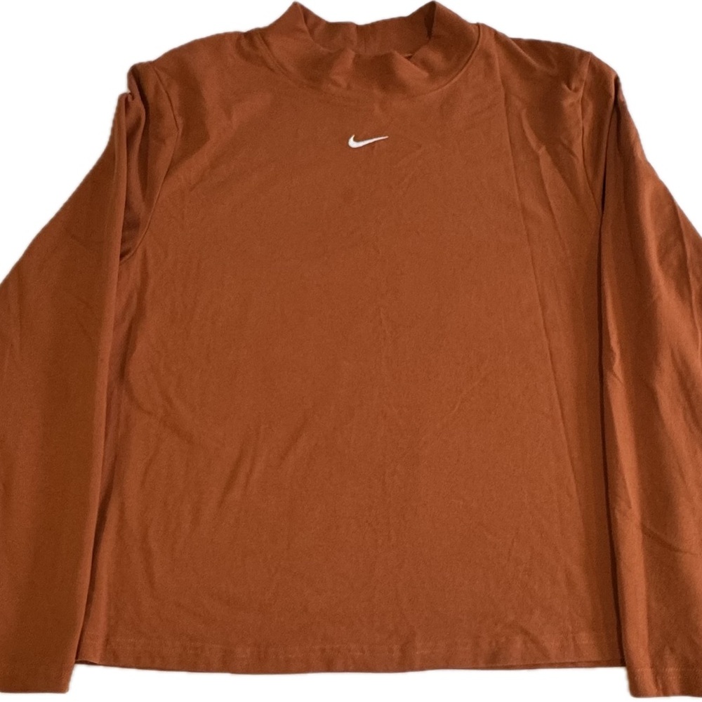 Nike Burnt Orange Long Sleeve Top